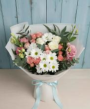 Букет цветов из:  Розы, Лизиантусы и Хризантемы #REPLACE_PRED# Алексеевской Волгоградской области