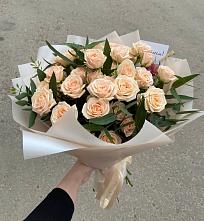 Букет Кремовые розы Латте в Алексеевской Волгоградской области