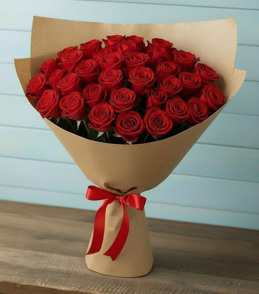 Красные розы Милано в Алексеевской Волгоградской области Букет Красные розы Милано в Алексеевской Волгоградской области