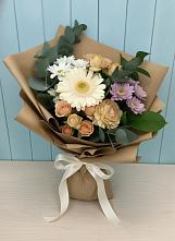 Букет цветов из:  Герберы и Хризантемы в Алексеевской Волгоградской области