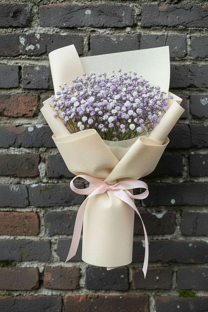 Букет цветов из: Гипсофила в Алексеевской Волгоградской области