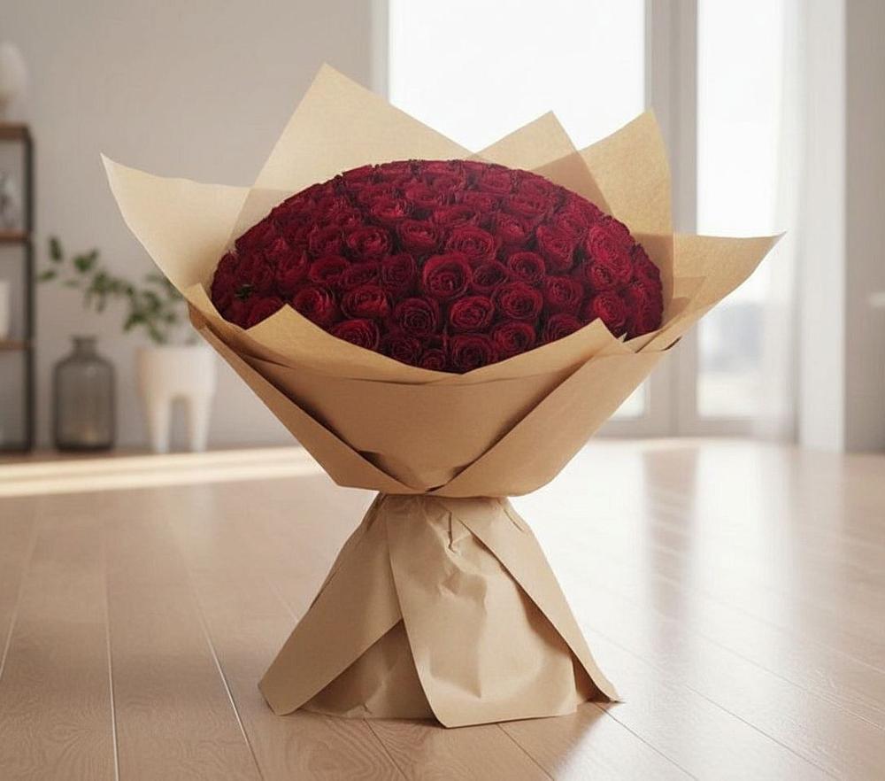 Букет 101 Красная роза в Алексеевской Волгоградской области