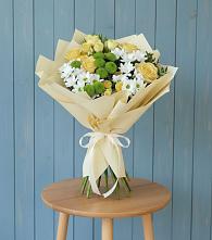 Букет цветов из:  Хризантемы и Розы в Алексеевской Волгоградской области