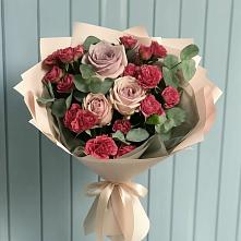Букет цветов из:  Гвоздики и Розы в Алексеевской Волгоградской области